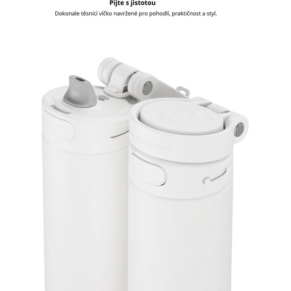 HidrateSpark PRO 2 múdra fľaša so slamkou, 950 ml biela - Inteligentné fľaše - Obrázok 0X2H000K01
