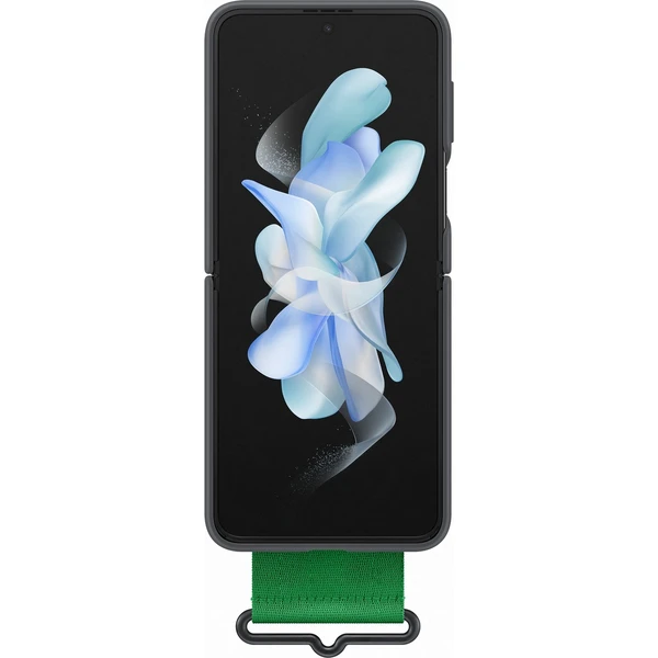 Samsung EF-GF721TB Silicone Cover Strap Flip4,Blac - Puzdra - Obrázok 0XAVF00101