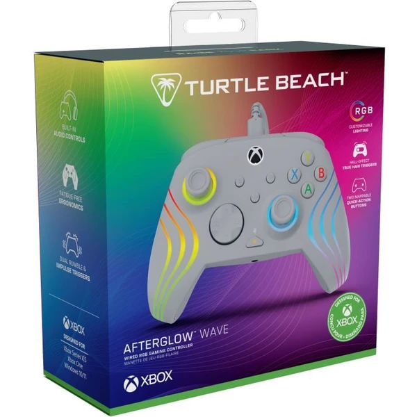 Turtle Beach herný ovládač RGB Afterglow Wave (XBOX/PC) sivý - Herné ovládače - Obrázok 0XMH000K01