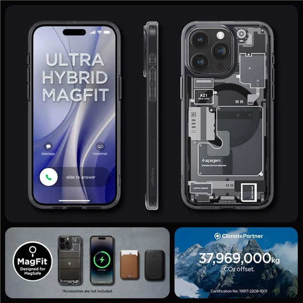 Spigen Ultra Hybrid MagFit kryt iPhone 15 Pro zero one - Puzdra - Obrázok 0XU8000601