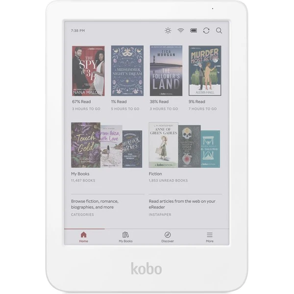 Kobo Clara Colour čítačka biela - Čítačky elektronických kníh - Obrázok 0ZNI000K01