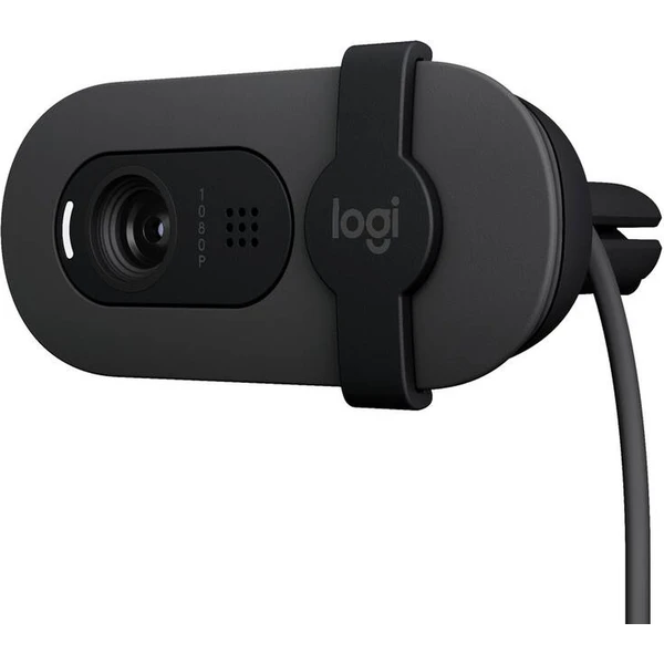 Logitech Brio 100 webová kamera grafitová - Kamery - Obrázok 0ZSE000K01