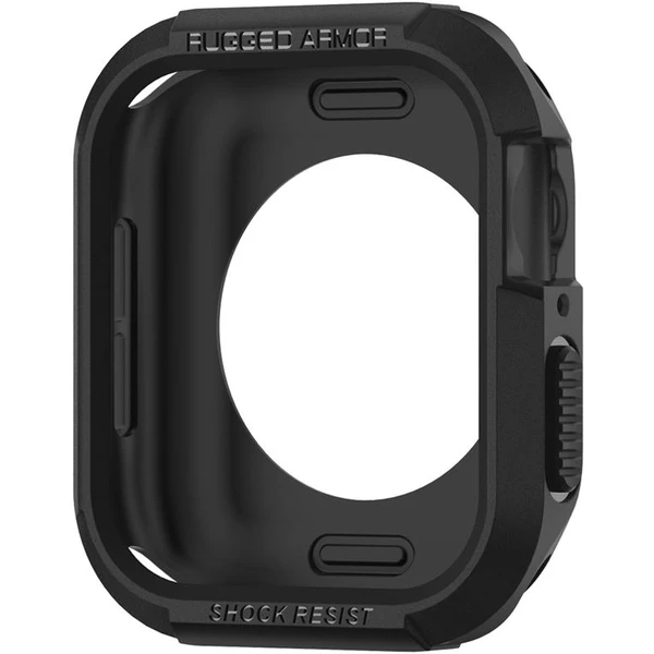 Spigen Rugged Armor kryt Apple Watch 9/8/7 (41mm)/6/SE/5/4 (40mm) čierny - Puzdra - Obrázok 0a31c70802e14a9090bf00cefe3bde5a