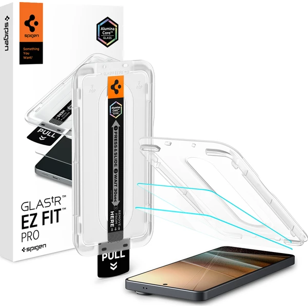 Spigen Glass tR EZ Fit Pro (Proti odleskom) sklo Samsung Galaxy S26 Ultra priehľadné (2 ks) - Ochranné fólie a sklo - Hlavný obrázok