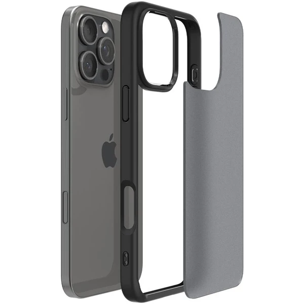 Spigen Ultra Hybrid kryt iPhone 16 Pro Max frost black - Puzdra - Obrázok 0a56f49359f842de8035378d4835be98