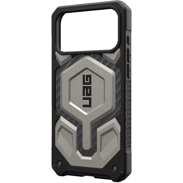 UAG Monarch Pro MagSafe Titanium kryt iPhone 17 Pro Max strieborný - Puzdra - Obrázok 0a76cb93b5304a79b3195582459df05a
