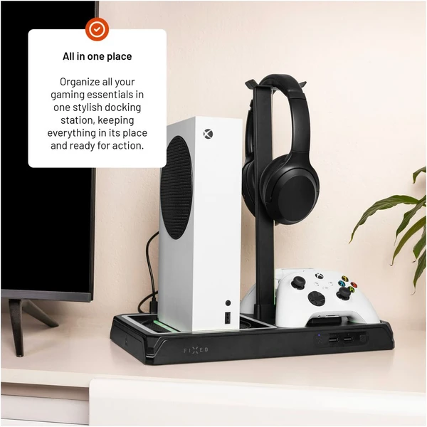 FIXED nabíjacia stanica pre Xbox Series X/S s odvetrávaním, čierna - Nabíjačky - Obrázok 0ac0af82c3564bad930868c821417110