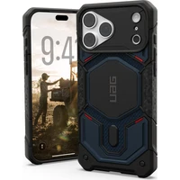UAG Monarch Pro MagSafe Kevlar kryt iPhone 18 Pro Max/17 Pro Max modrý - Puzdra