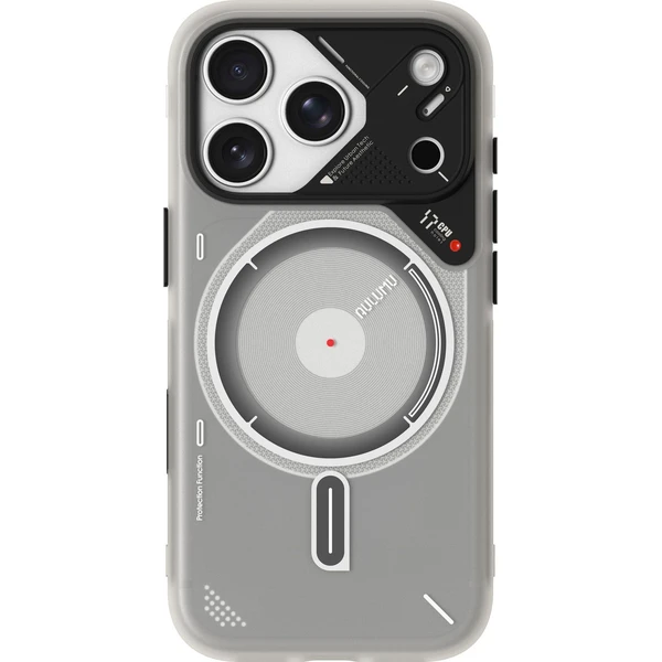 Aulumu A17 Frosted TPU MagSafe kryt iPhone 17 Pro Max priehľadná biela - Puzdra - Hlavný obrázok