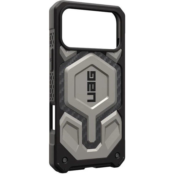 UAG Monarch Pro MagSafe Titanium kryt iPhone 17 Pro Max strieborný - Puzdra - Obrázok 0b01c25d367d456d8a7afdab5ebd903d