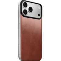 Nomad Magnetic Leather Back (Horween) MagSafe kožený kryt iPhone 17 Pro Max/18 Pro Max Olde Dublin - Puzdra