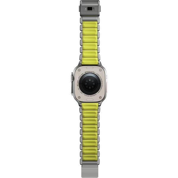 Nomad Stratos Band FKM remienok Apple Watch 45/46/49mm Natural Titanium/Volt - Remienky - Obrázok 0b0f12f79d524e4d99fea882f217dee8