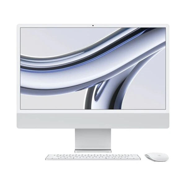 Apple iMac 24" M3 (2023) 10GPU/8GB/256GB strieborný - All-in-one - Hlavný obrázok