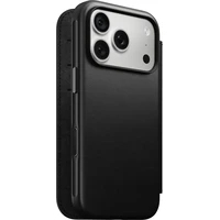 Nomad Modern Leather Folio MagSafe kožené puzdro iPhone 17 Pro/18 Pro Black - Puzdra