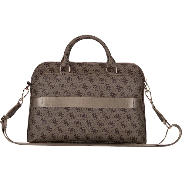 Guess PU 4G Triangle Logo taška na notebook 13-15" hnedá - Crossbody - Obrázok 0b309c5e530d4b9fb240749e5813fc07