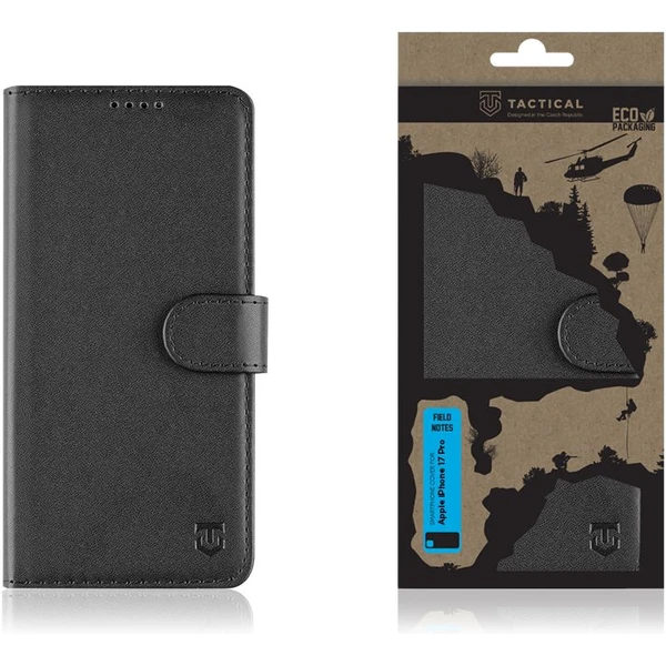 Tactical Field Notes puzdro Apple iPhone 17 Pro čierne - Puzdra - Obrázok 0b33e171419d4c80ab8ee056cf208eb7