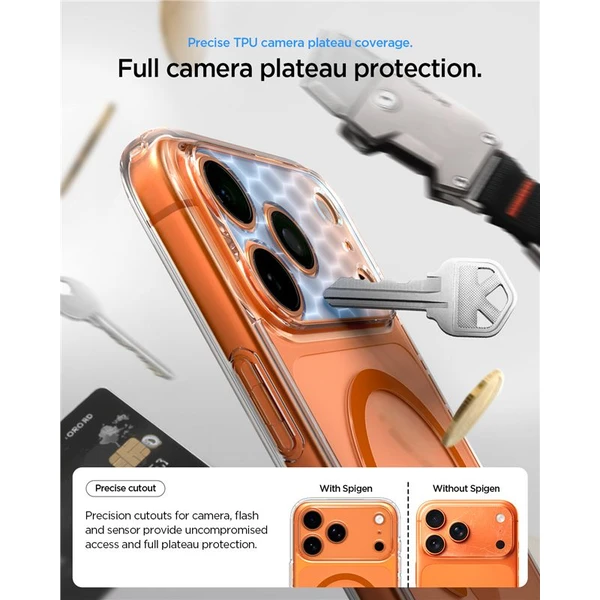 Spigen Ultra Hybrid MagSafe kryt iPhone 17 Pro priehľadná oranžová - Puzdra - Obrázok 0b4ad51c3134428aab5aa739ed5d923e