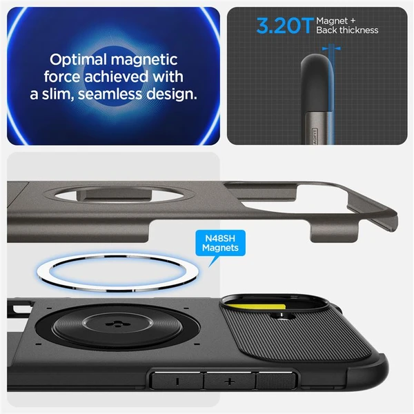 Spigen Slim Armor MagSafe kryt iPhone 16 gunmetal - Puzdra - Obrázok 0b4c00b2f58948d9bac64e27f9a8800b