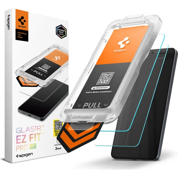 Spigen Glass tR EZ Fit Pro HD sklo Samsung Galaxy S26+ priehľadné (2 ks) - Ochranné fólie a sklo - Hlavný obrázok