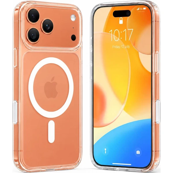 Torras Guardian MagSafe kryt iPhone 17 Pro Max clear - Puzdra - Hlavný obrázok