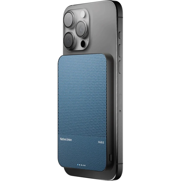 Native Union (Re)Classic Magnetic Power Bank Qi2 5000mAh modrá - Powerbanky - Obrázok 0ba6ebab3d4d47c5a4030bf73d3ef084