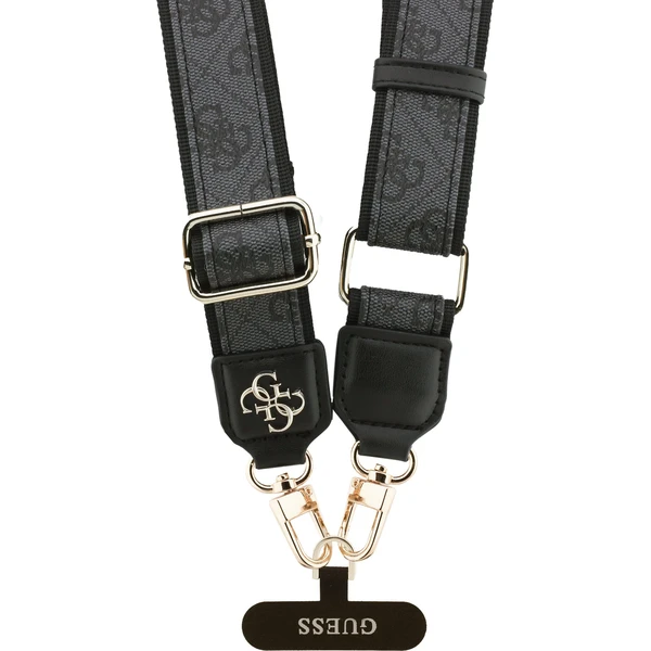 Guess Crossbody popruh PU 4G Metal Logo čierny - Popruhy a crossbody - Obrázok 0bb8c9a68dc24485953b2ff580899d57