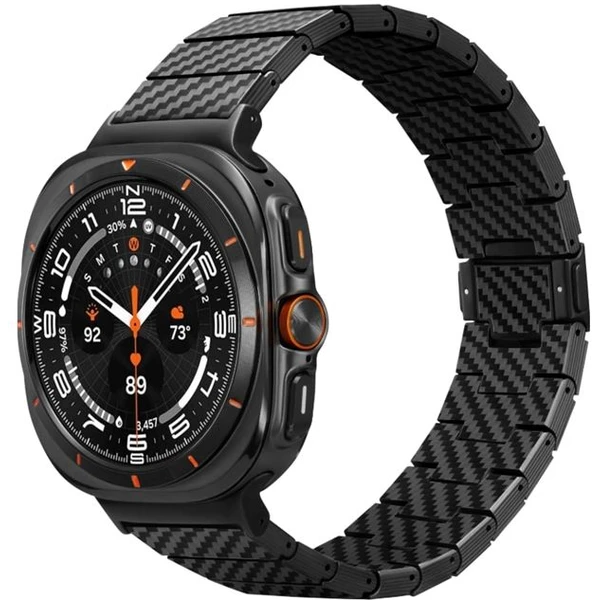 Pitaka Carbon Fiber Strap remienok Samsung Galaxy Watch Ultra čierny - Remienky - Obrázok 0bc356d206ee4683bb80389f74daa6e9