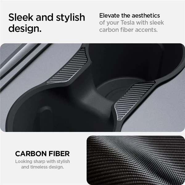 Spigen Center Console Cup Holder Insert Relaxed Grip vložky do držiaka nápojov Tesla Model Y/3 - Držiaky - Obrázok 0bd0c380e7ab4c7fb48f3f434ac9fdda