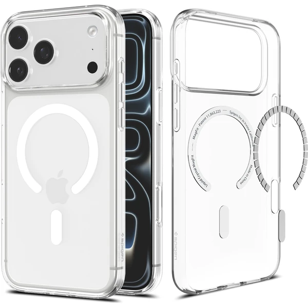 Spigen Liquid Crystal MagSafe kryt iPhone 18 Pro Max/17 Pro Max transparentná biela - Puzdra - Hlavný obrázok