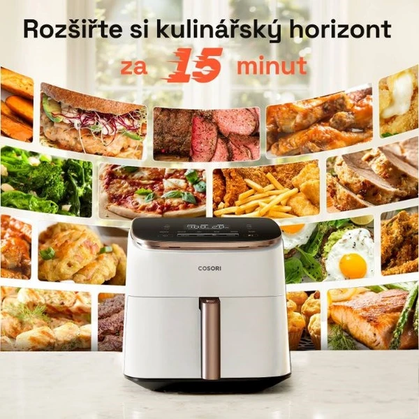 Cosori TurboBlaze Pre teplovzdušná fritéza 6,2 l biela - Fritézy - Obrázok 0be1009ded8c410daf3dbca5320b194e