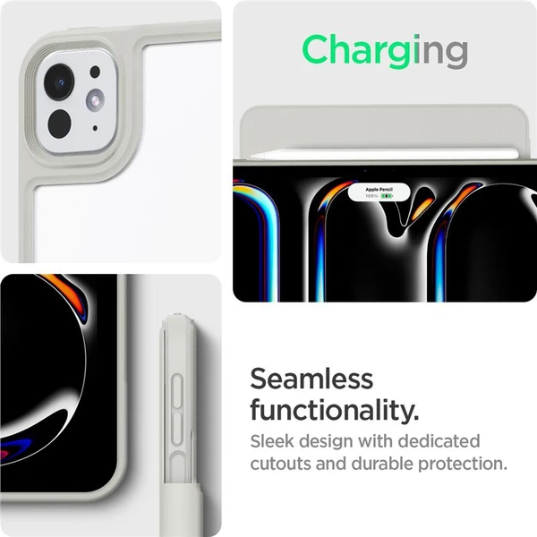 Spigen Air Skin Pro Onetap puzdro iPad Pro 11" (2025) sivé - Puzdra - Obrázok 0be361dd509446a18c470f488edaf276