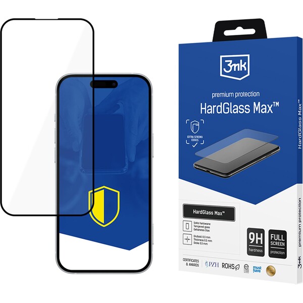 3mk HardGlass Max ochranné sklo Apple Iphone 17 / 16 Pro