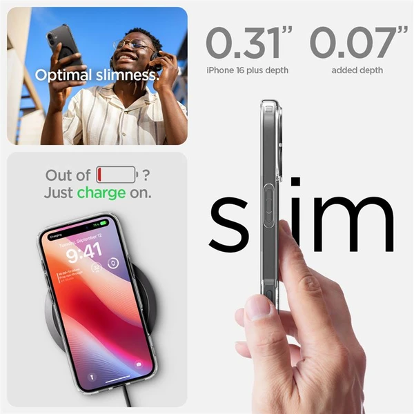 Spigen Ultra Hybrid MagSafe kryt iPhone 16 Plus black - Puzdra - Obrázok 0c0b3fa270544b62ba39aa12baed4301
