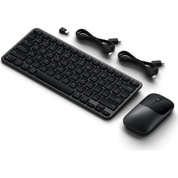 Satechi Slim CEX1 Wireless Combo (Keyboard and Mouse) - US English - Space Black - Klávesnicové sety - Obrázok 0c0efb07dbeb413bbd93c4d783c0ad04