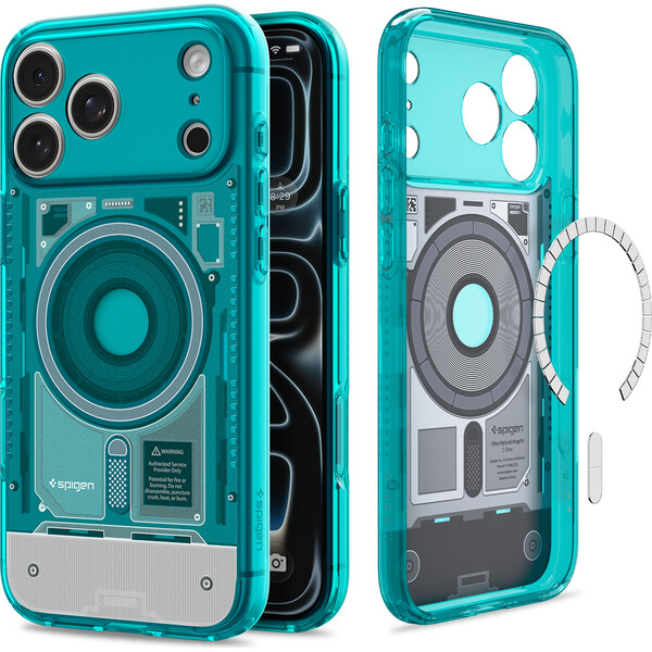 Spigen Ultra Hybrid MagSafe kryt iPhone 18 Pro Max/17 Pro Max c-one bondi blue - Puzdra - Hlavný obrázok