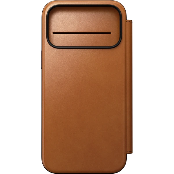 Nomad Modern Leather Folio (Horween) MagSafe kožené puzdro iPhone 17 Pro Max/18 Pro Max Saddle - Puzdra - Obrázok 0c2fe6ca900345c7a773001d541c0759