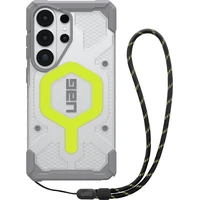 UAG Pathfinder Clear MagSafe kryt Samsung Galaxy S26 Ultra Active Neon Lanyard - Puzdra