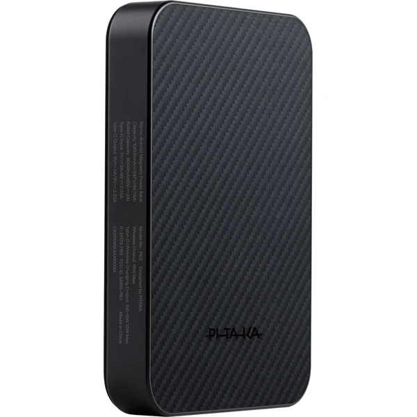 Pitaka Powerbank (15W), 10000mAh, Qi2/MagSafe, Čierna/Šedá - Powerbanky - Hlavný obrázok