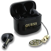 Guess Classic Logo Charm TWS bezdrôtové slúchadlá čierna - Slúchadlá