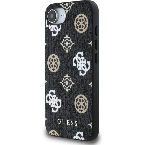 Guess PU 4G Peony MagSafe kryt iPhone 17e/16e čierny - Puzdra - Obrázok 0c79bd2001e94f798c3154f2be521068