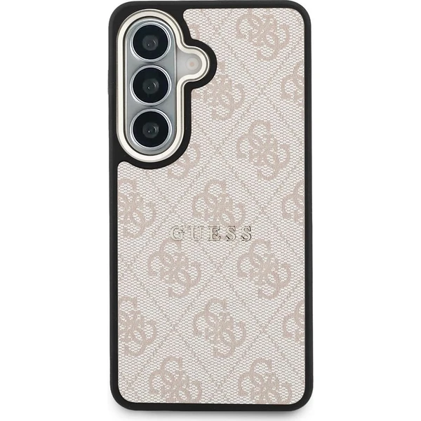 Guess PU Leather 4G zlatý kovový magnetický kryt Samsung Galaxy S26 ružový - Puzdra - Obrázok 0cb4020fd90f49569ae327ed94616b2d