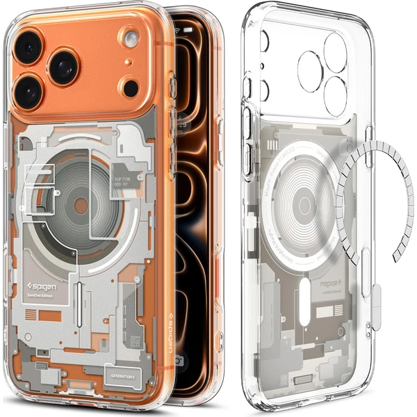 Spigen Ultra Hybrid MagSafe kryt iPhone 18 Pro/17 Pro zero one natural titanium - Puzdra - Obrázok 0d0169311cab4ed9981c3a1b9de702ed