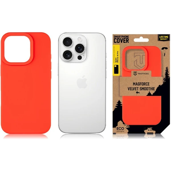 Tactical MagForce Velvet Smoothie Kryt pre Apple iPhone 16 Pro Chilli - Puzdra - Obrázok 0d0d472314fb41f7aaa2cdcb1a94bb80