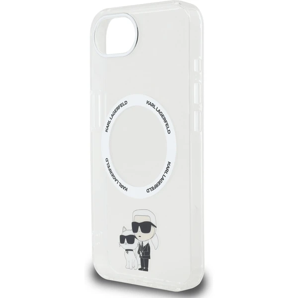 Karl Lagerfeld IML Karl a Choupette MagSafe kryt iPhone 17e/16e priehľadný - Puzdra - Obrázok 0d2183badf504293b18a0b3c2a405db3