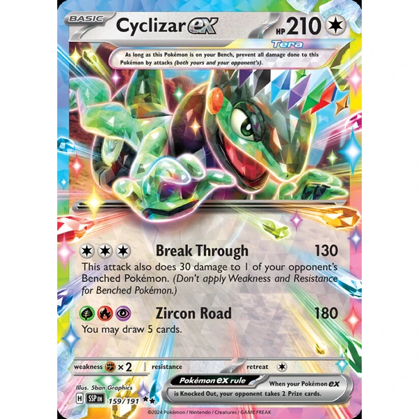 Cyclizar ex (SSP 159) - Surging Sparks [Holo] - Kusové karty - Hlavný obrázok