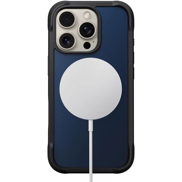 Nomad Rugged Case MagSafe odolný kryt iPhone 16 Pro tmavomodrý - Puzdra - Obrázok 0d677c151ed64e23860c0cec299d32ad