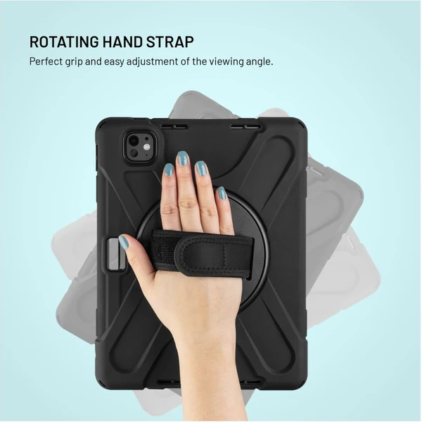 FIXED Rugged Tab Case odolné puzdro so stojanom iPad Pro 11" (2025) čierne - Puzdra - Obrázok 0d880682bae546e8876ba8c137e605ad