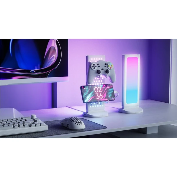 Nanoleaf Pegboard Desk Dock stolová dokovacia stanica biela - Inteligentné osvetlenie - Obrázok 0db4041c69664bb593af33b7aee11630