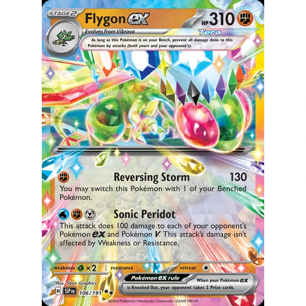 Flygon ex (SSP 106) - Surging Sparks [Holo] - Kusové karty - Hlavný obrázok
