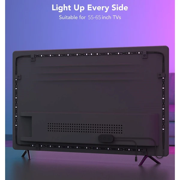 Govee TV 55-65" SMART LED podsvietenie RGBIC - Inteligentné osvetlenie - Obrázok 0dc59f573f464e68867a27217054ec85